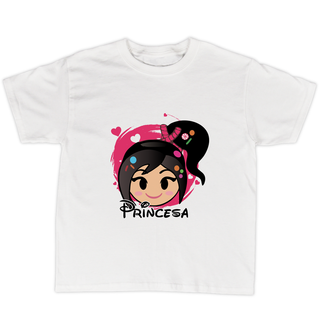 Playeras mamá e hijos:  Mamá de una princesa Vanellope - Ralph videojuegos. DM664