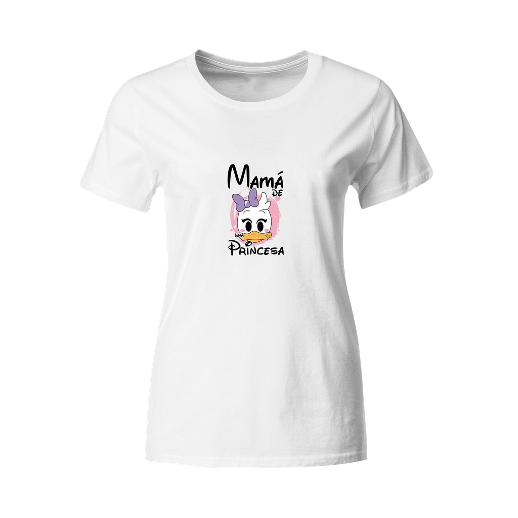 Playeras mamá e hijos:  Mamá de una princesa kawaii. DM665