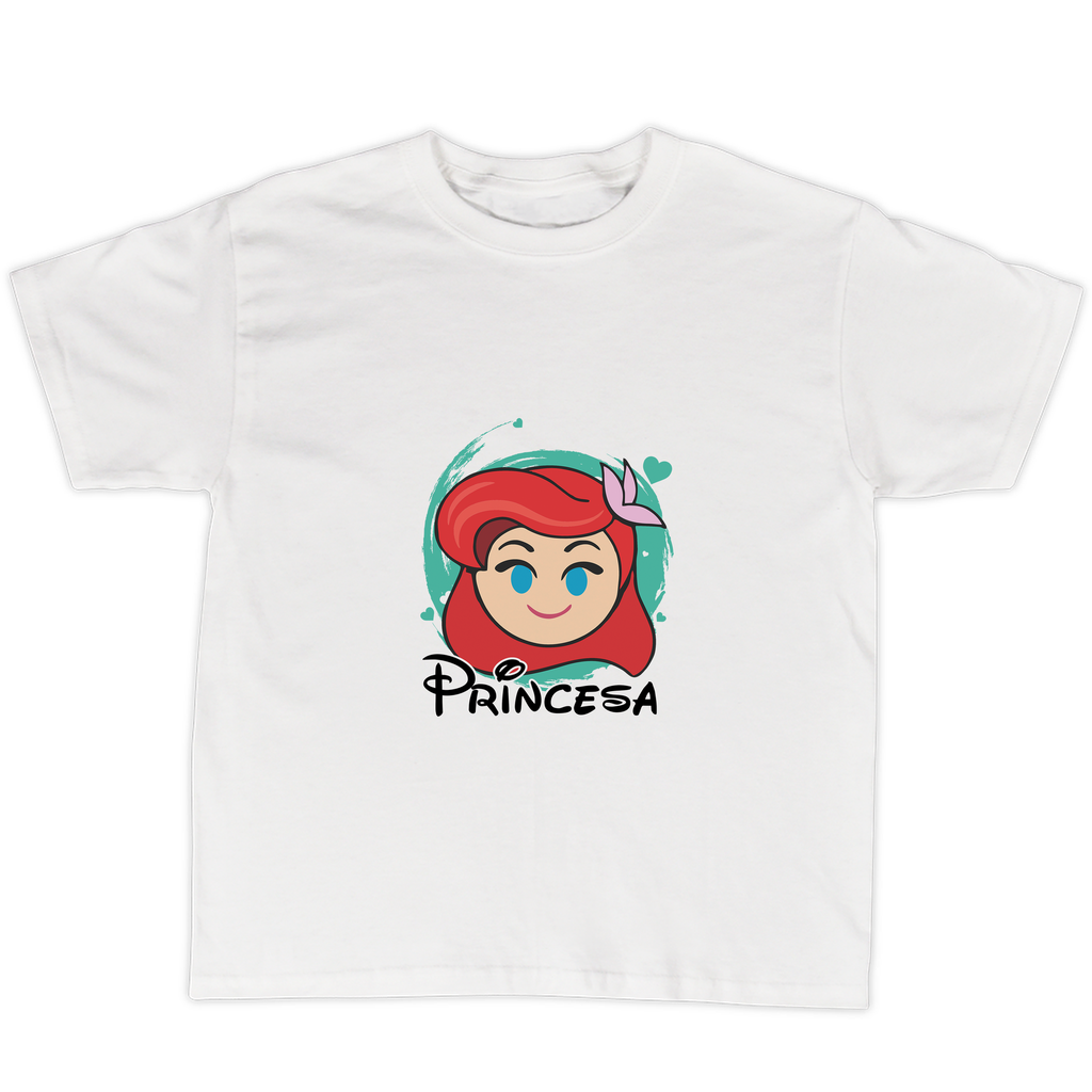 Playeras mamá e hijos:  Mamá de una princesa Sirenita. DM666