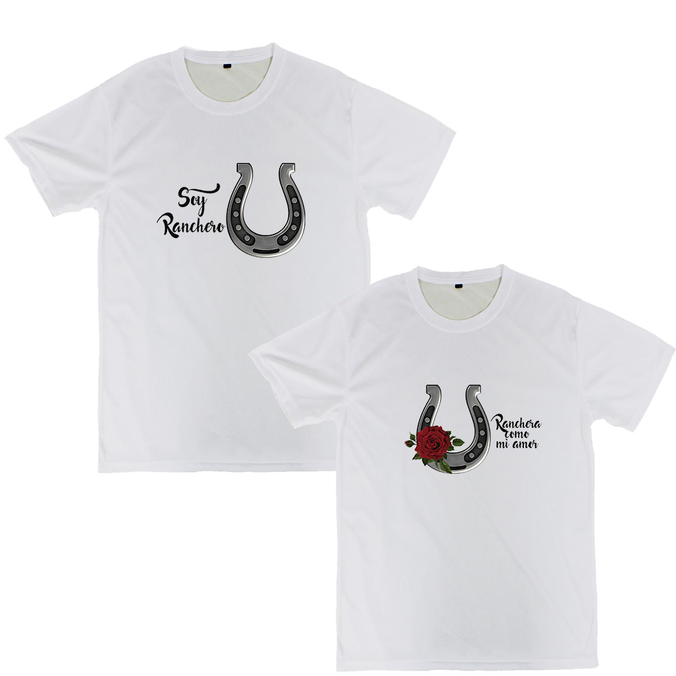 Playeras parejas:  Soy ranchero, ranchera como mi amor. (1/2)