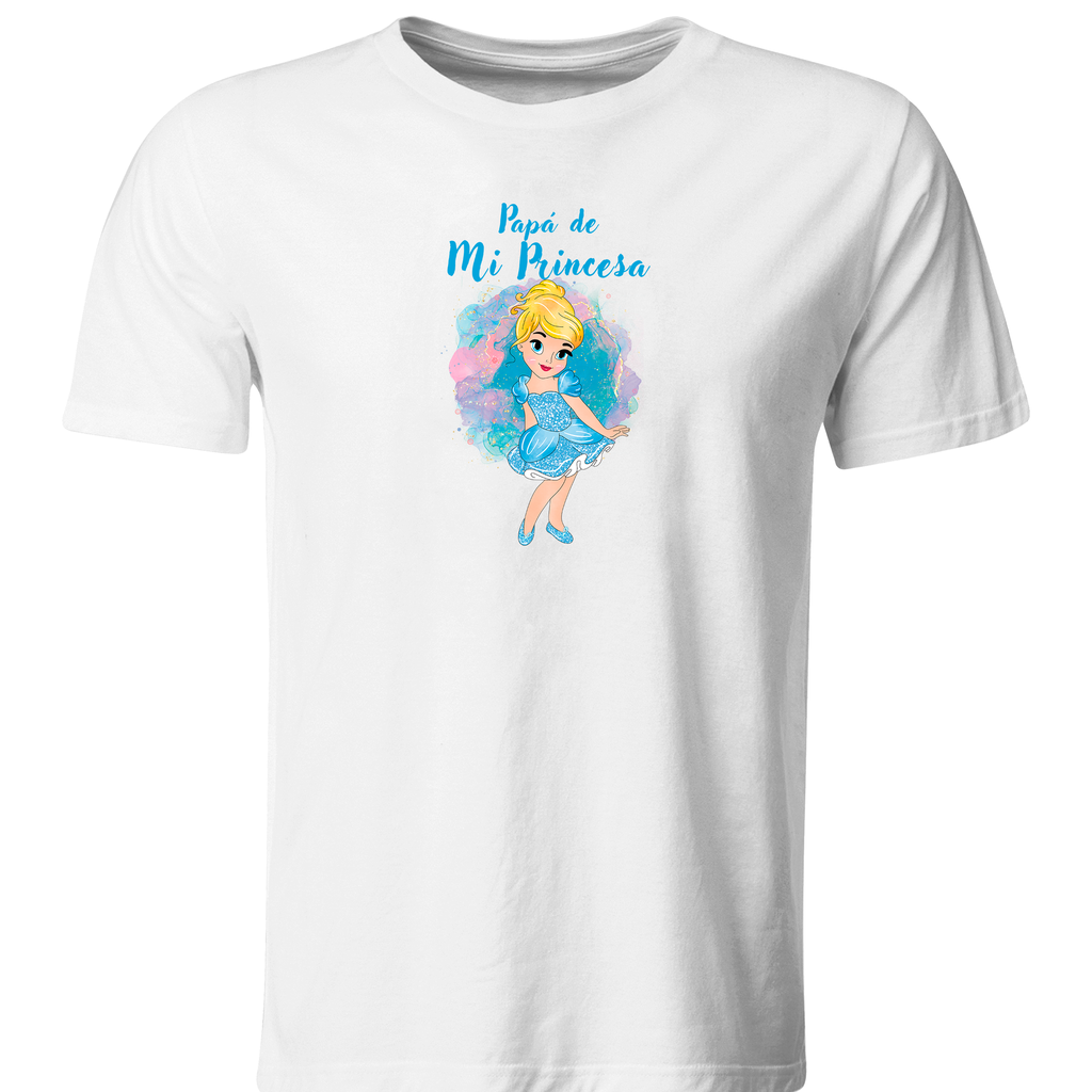 Playera Personalizada Pc30.  Papá Mamá E Hija: Princesa