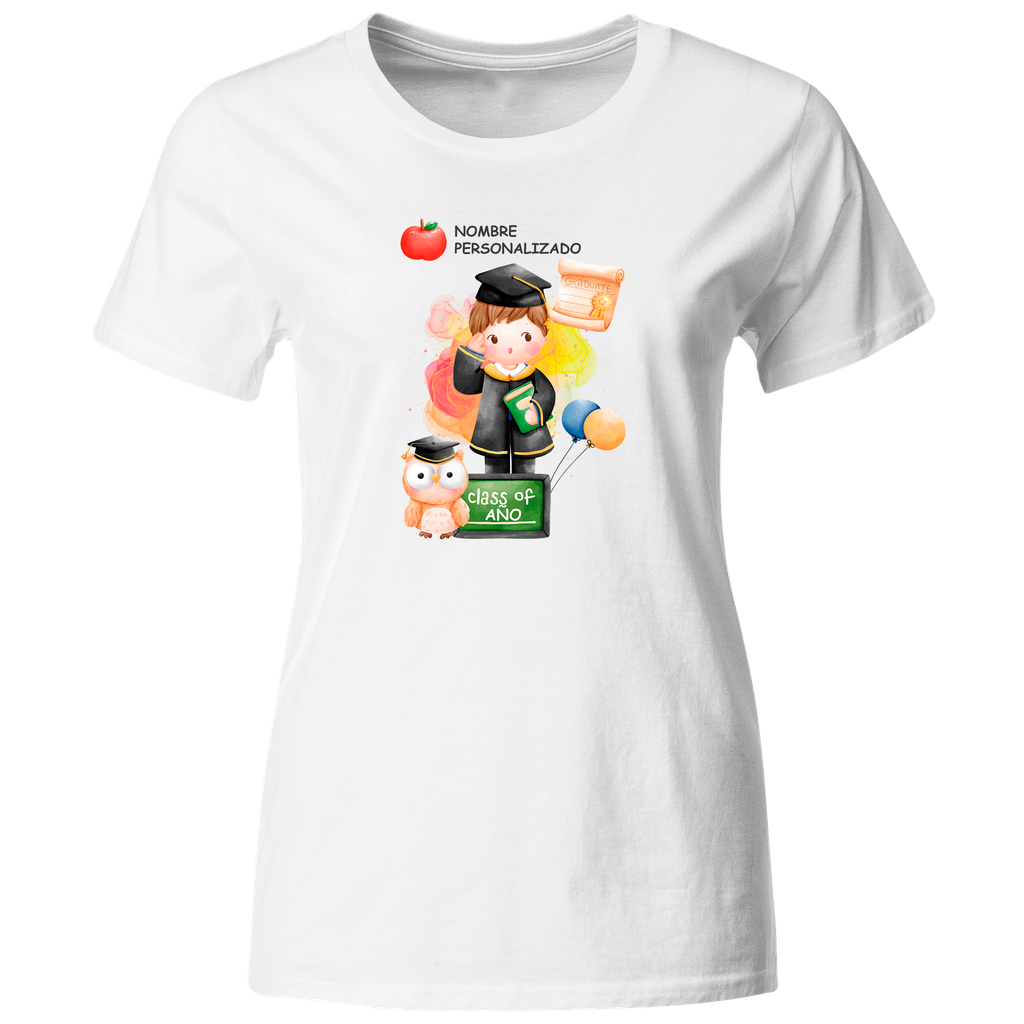 Playera Personalizada Graduación  Gra16. Graduados Kawaii