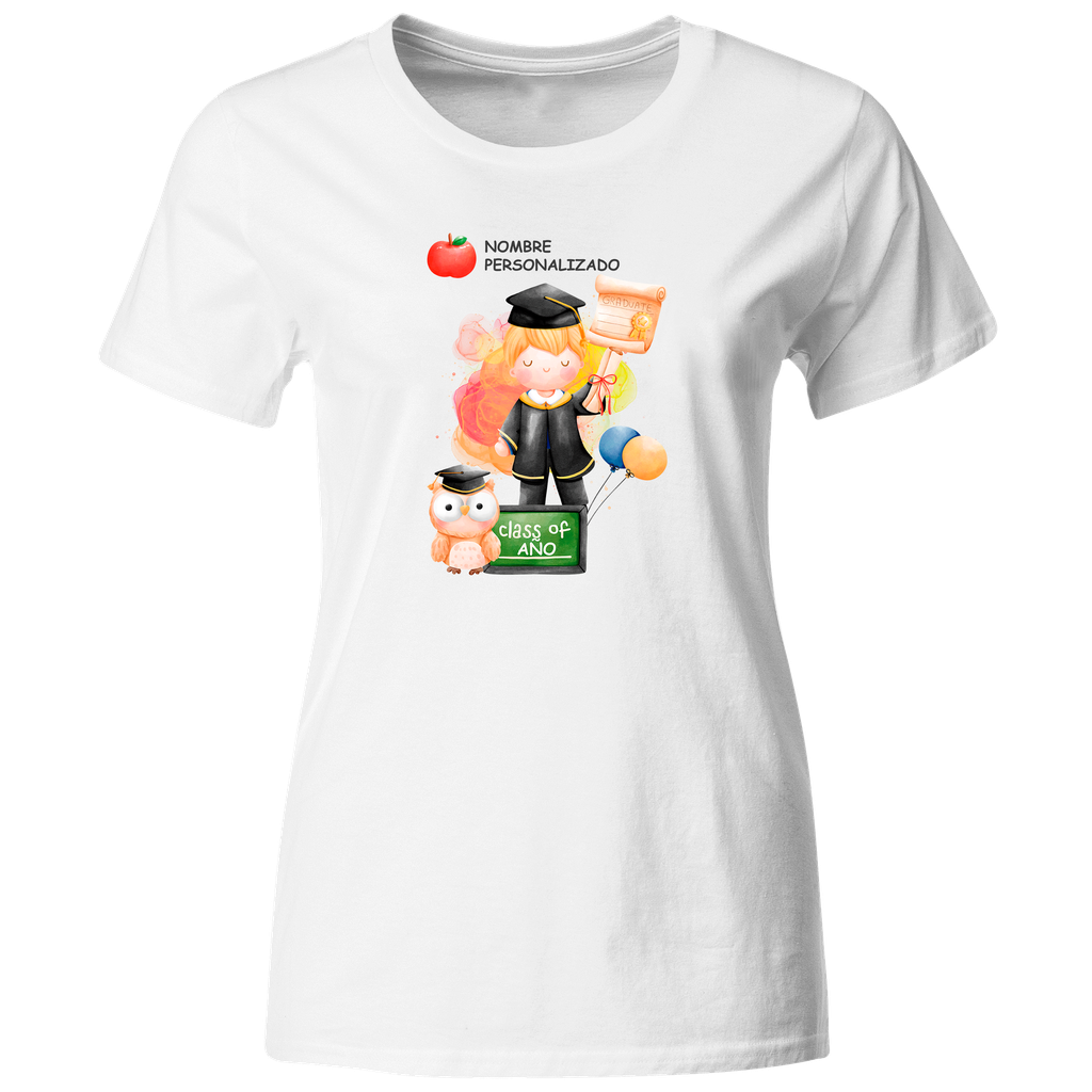 Playera Personalizada Graduación  Gra18. Graduados Kawaii