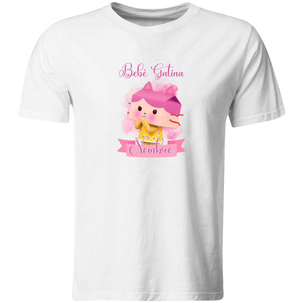 Playera Personalizada Cumpleaños Pc37. Fiesta mamá gatina