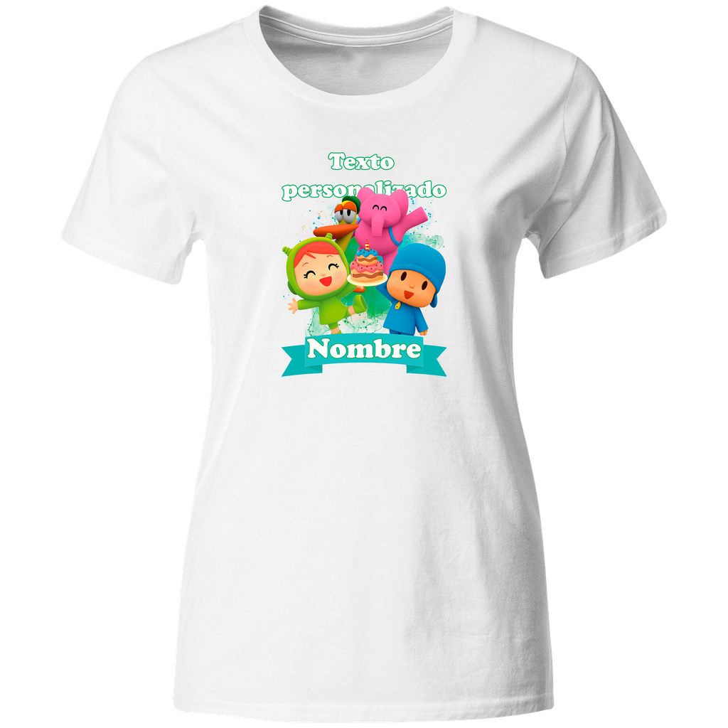 Playera Personalizada Cumpleaños Pc39. Fiesta Pocoyo