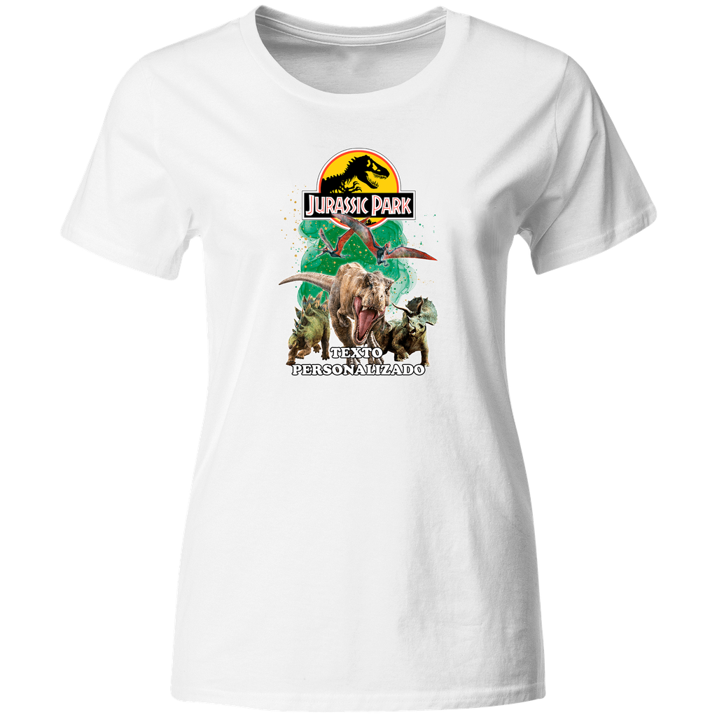 Playera Personalizada Cumpleaños Pc40. Fiesta Dinosaurios