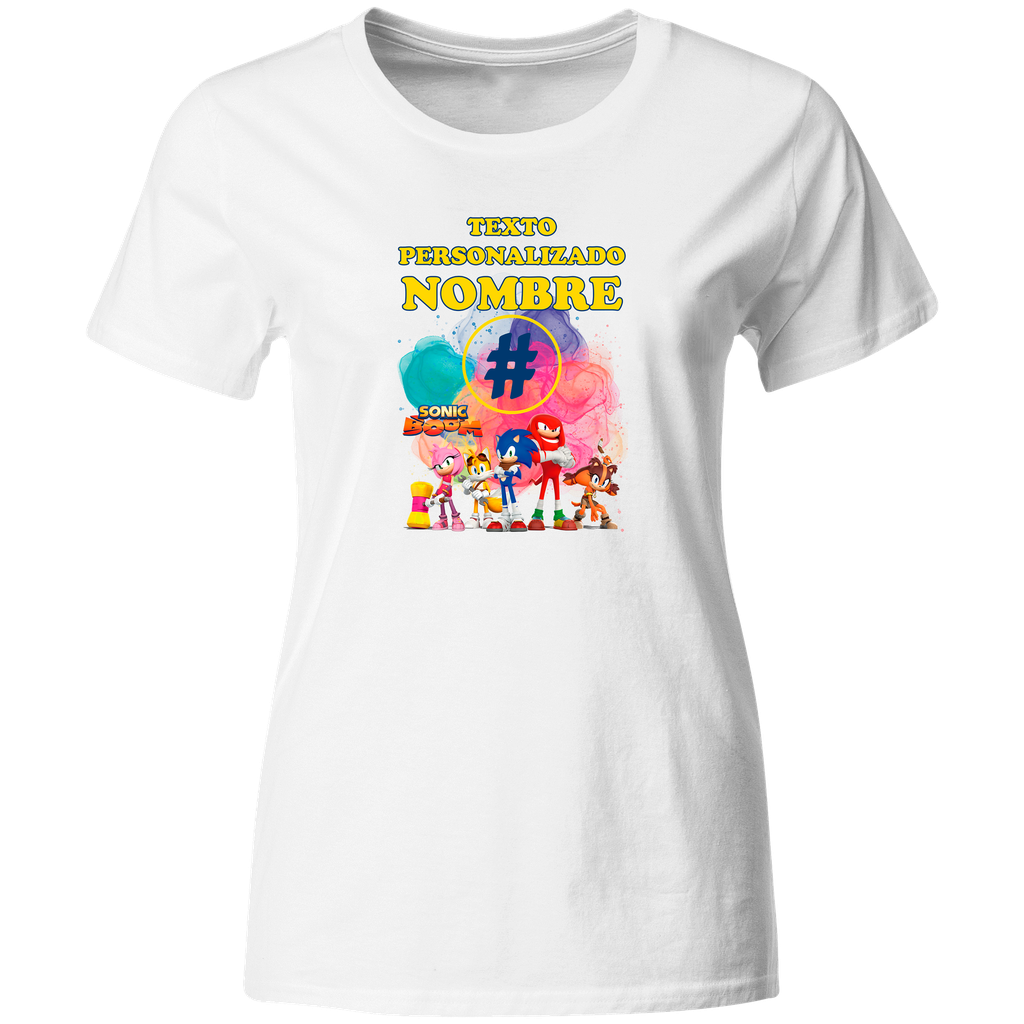 Playera Personalizada Cumpleaños Pc42. Fiesta sonic movie