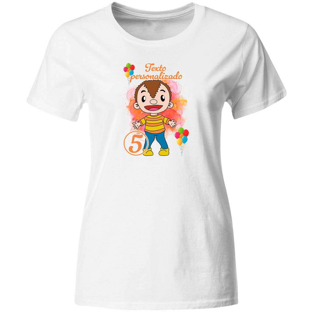 Playera Personalizada Cumpleaños Pc54. fiesta Pepo bailarin