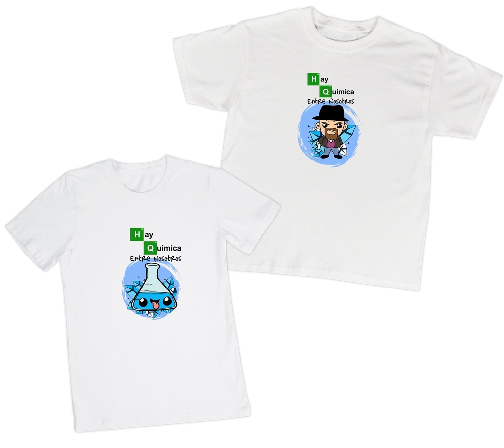 Playeras parejas:  Hay química entre nosotros. (1/2)