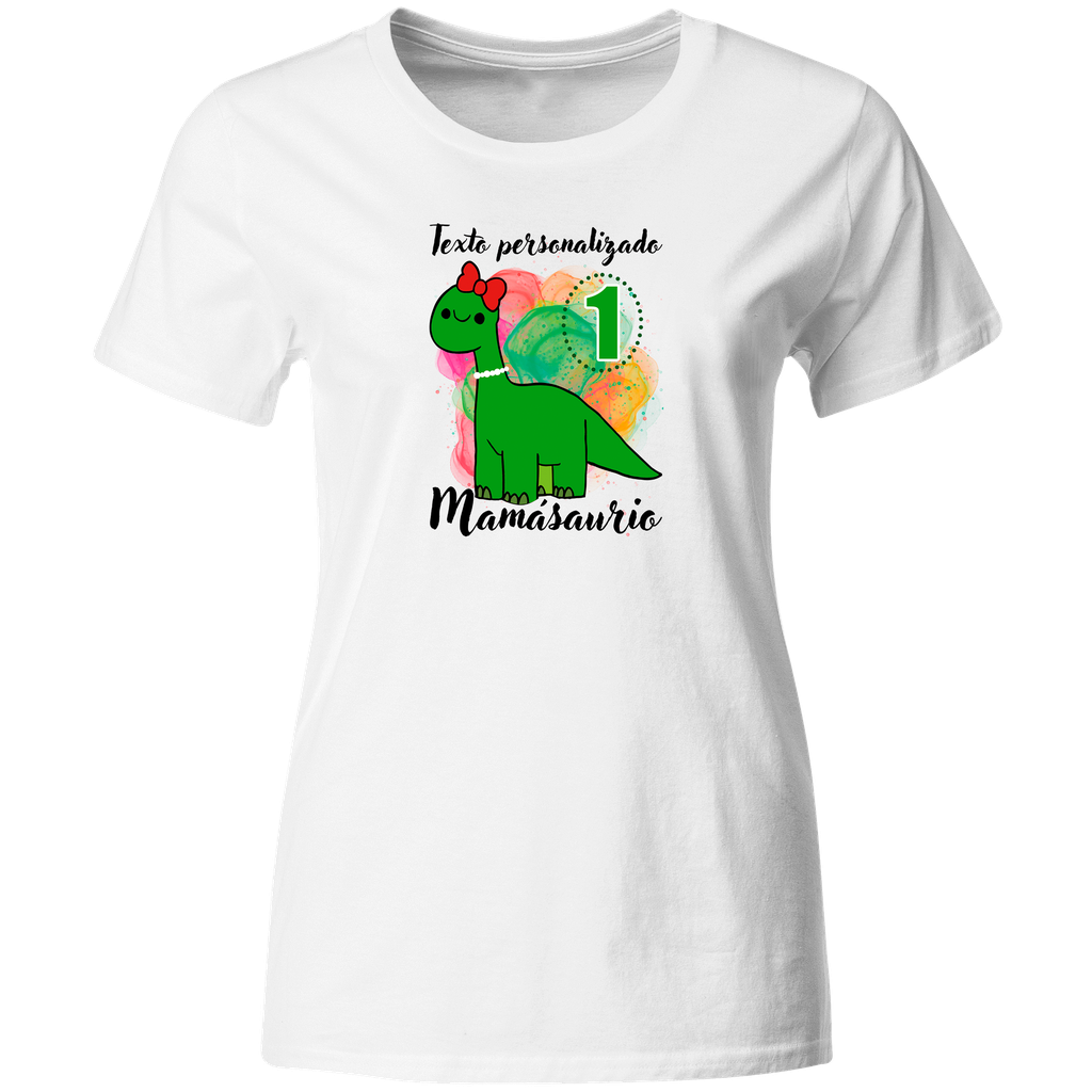 Playera Personalizada Cumpleaños Pc58 y Pc59. Dinosaurios