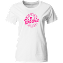 Playera Individual Lk636. Barbie, Silueta, Muñeca, estampada
