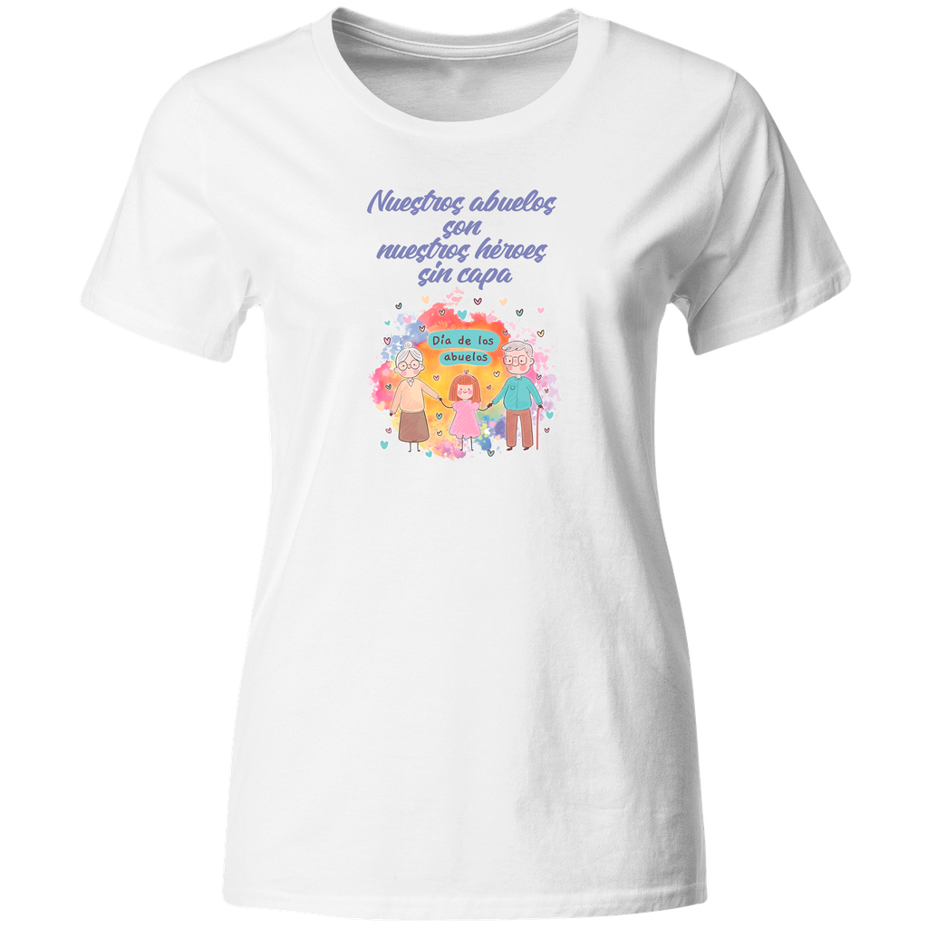 Playera Individual Fdda10. Día Del Abuelo Abuela Abuelitos