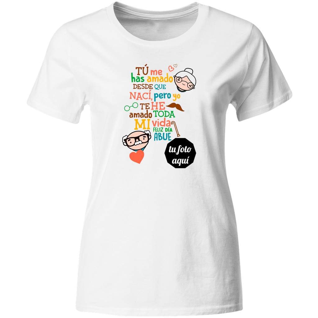 Playera Individual Fdda12. Día Del Abuelo Abuela Abuelitos