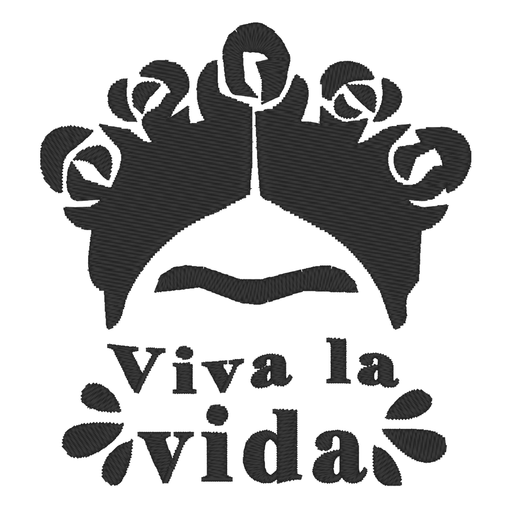 Playera Individual Bordada Lc18. Viva La Vida