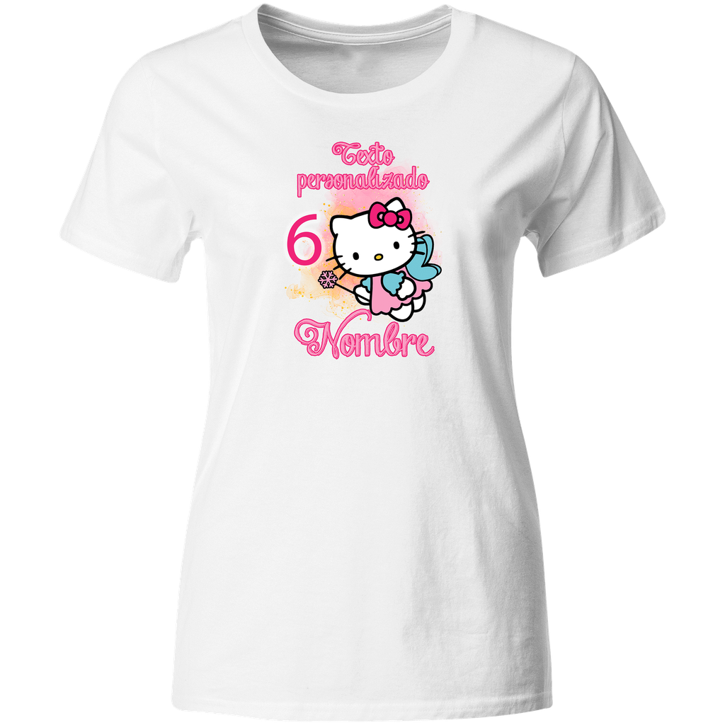 Playera Personalizada Cumpleaños Pc74. Hello kitty 