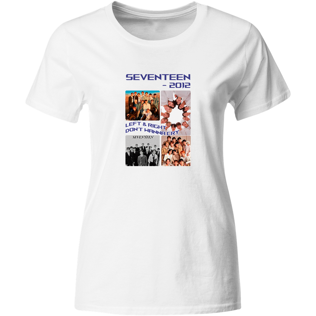 Playera Individual Lk686. Seventeen K-pop Grupo coreano