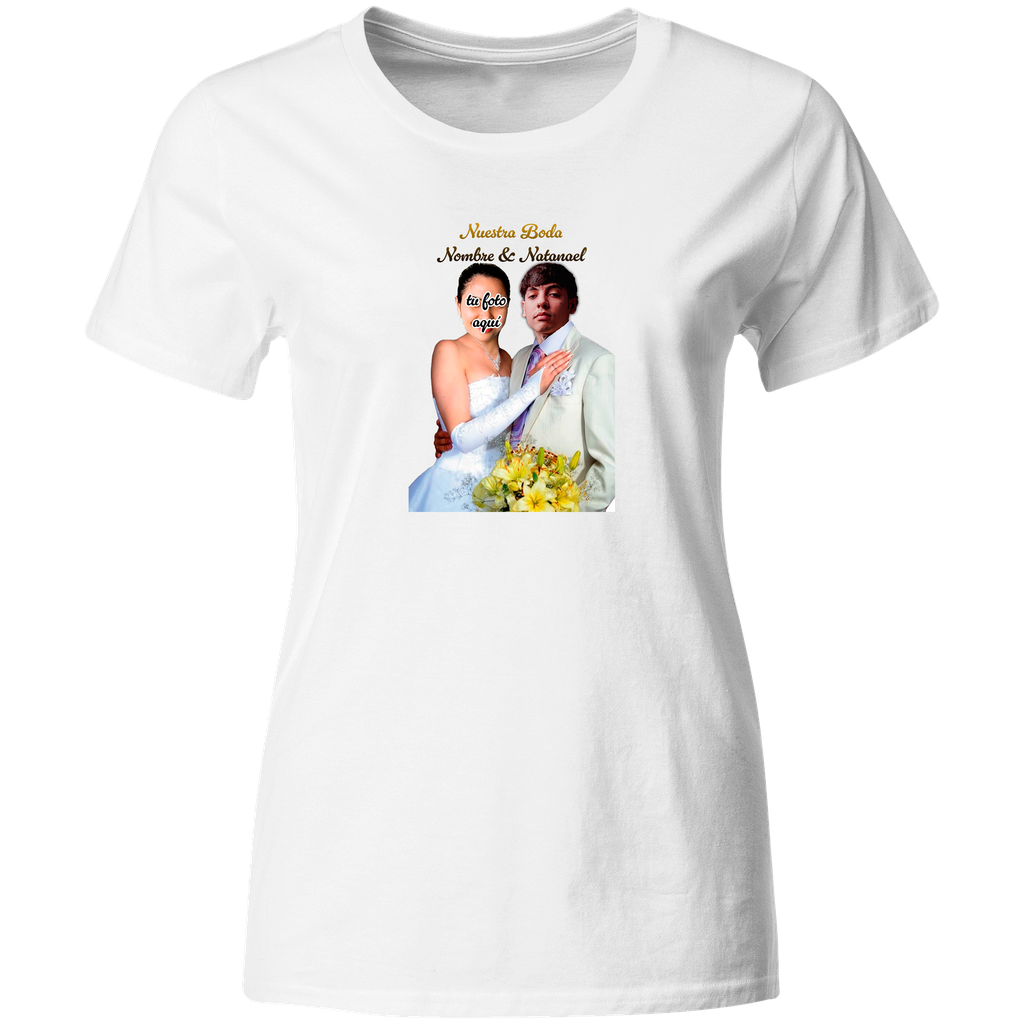 Playera Individual Lk692. Natanael cano. Personaliza con tu foto. Nuestra boda