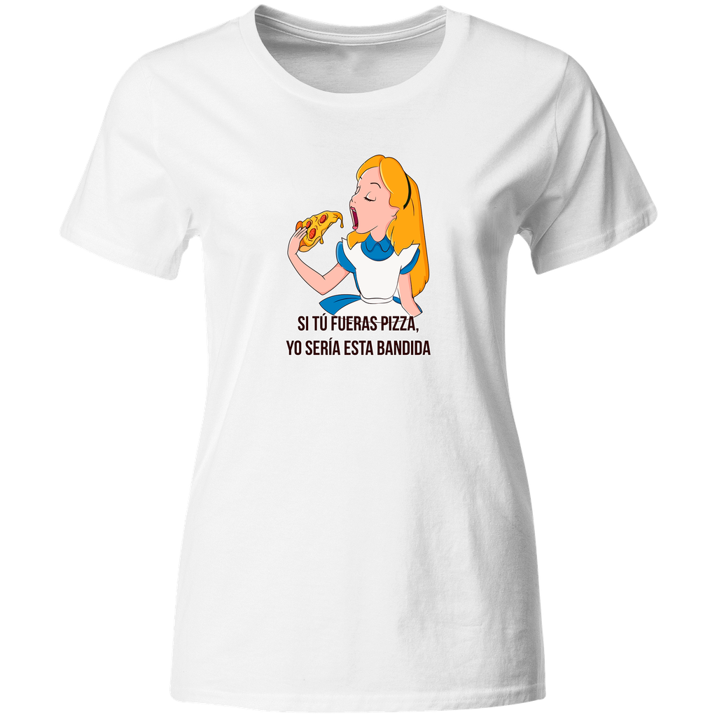 Playera Individual Lk700. Meme: si fueras pizza yo seria esta bandida