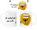 Taza 11 Oz Tapp6. Dúo De Tazas Aniversario: abeja "Tú endulzás mi vida". 