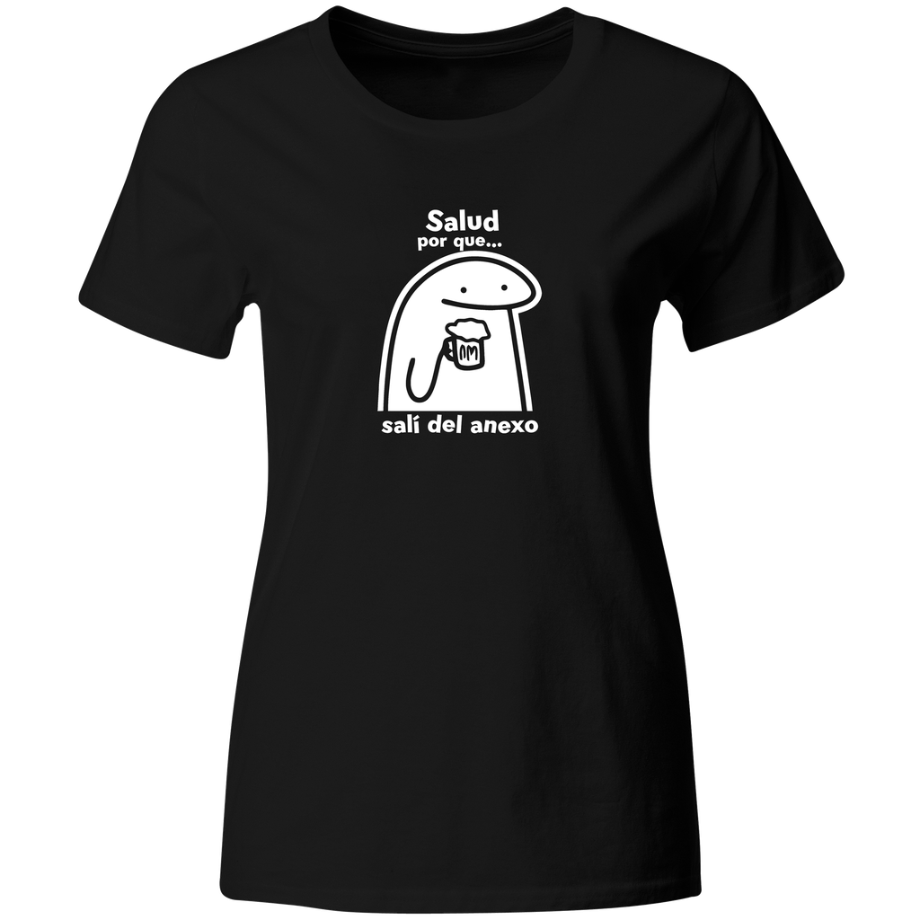 Playera Color Ic77. Borracho: salud por que sali del anexo