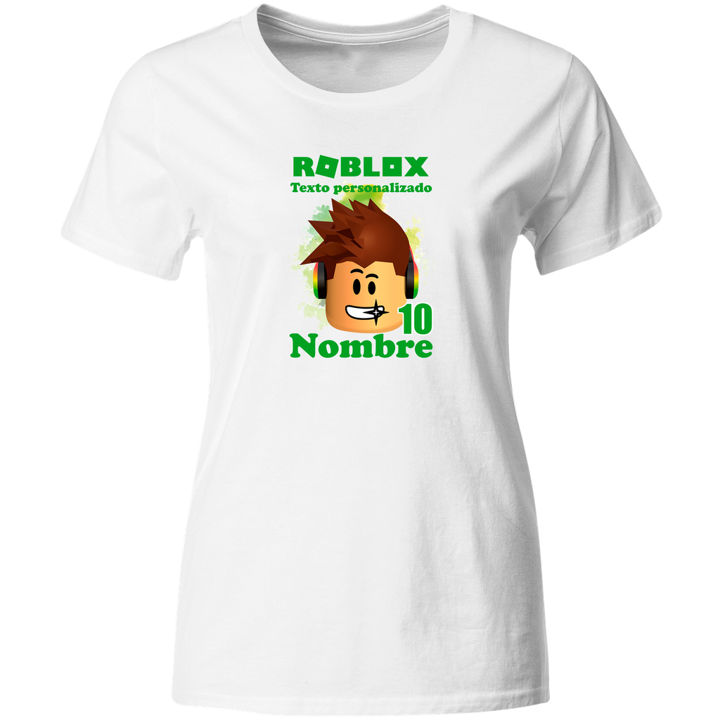 Playera Personalizada Cumpleaños Pc76. Anime Roblox boy Gamer