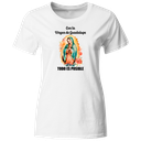 Playera Religiosa Rg22. Virgen De Guadalupe Todo Es Posible.