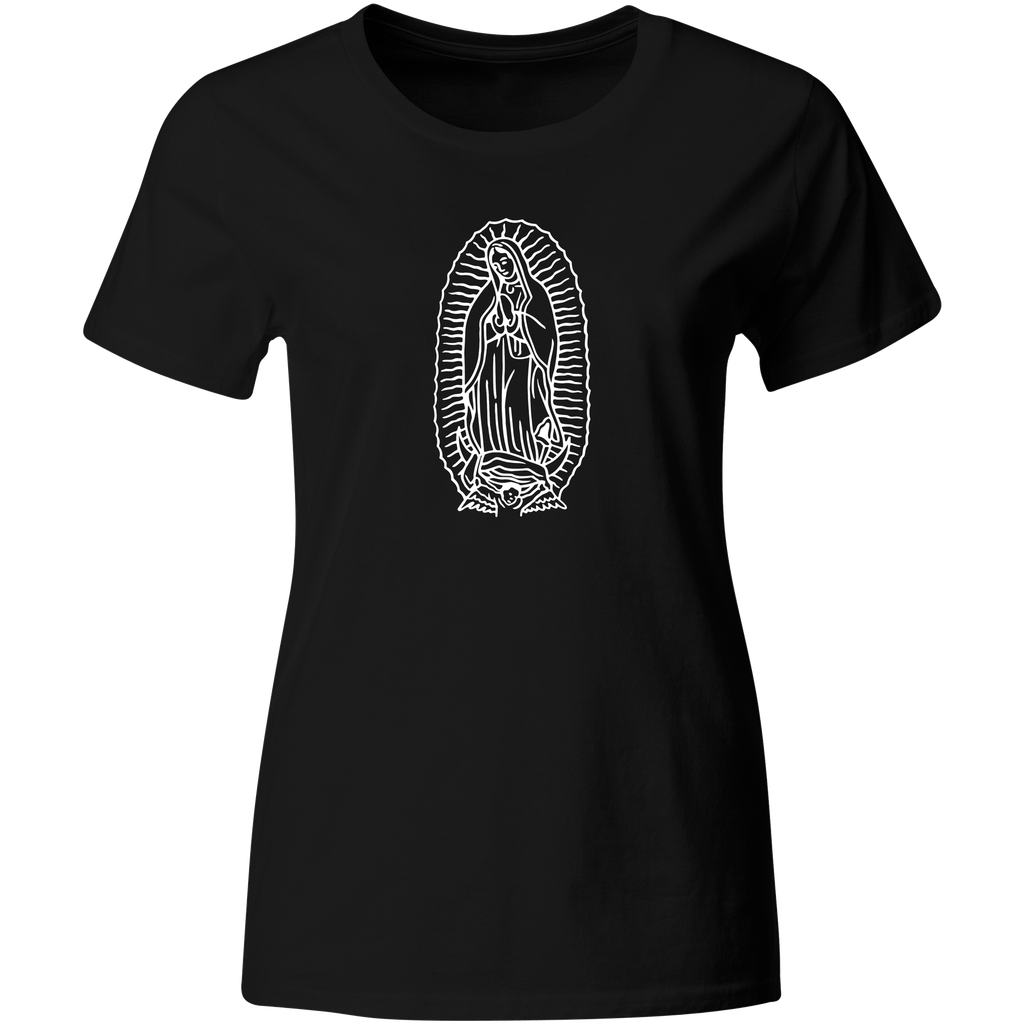 Playera Color Religiosa Rg33. Virgen De Guadalupe