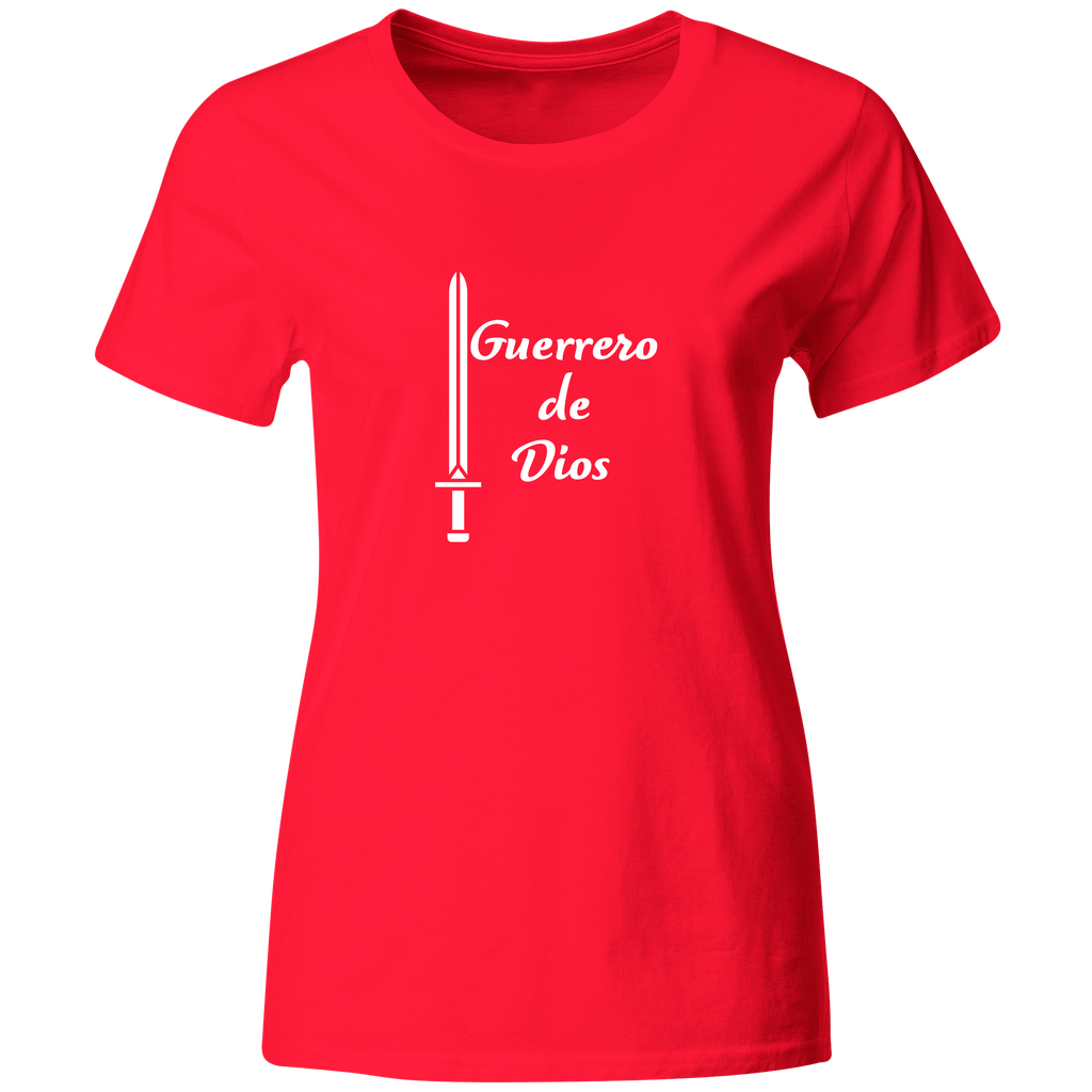 Playera Color Rg43 Religiosa. Frase: Guerrero De Dios