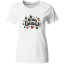 Playera Individual Na161. Navidad Navideña regalos pino