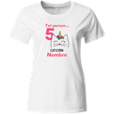 Playera Personalizada Cumpleaños Pc82. Gato unicornio fiesta