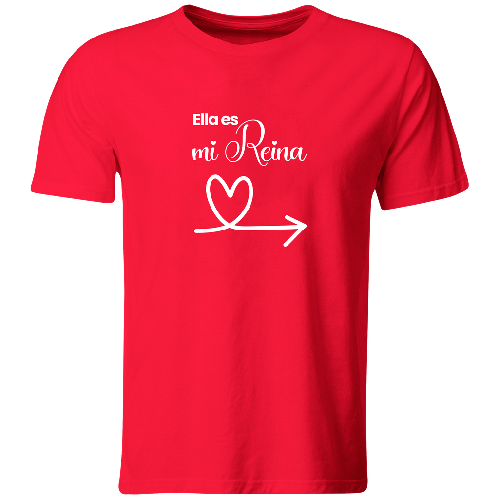 Playera Lsv5. Parejas "Él es mi rey. Ella es mi reina". 