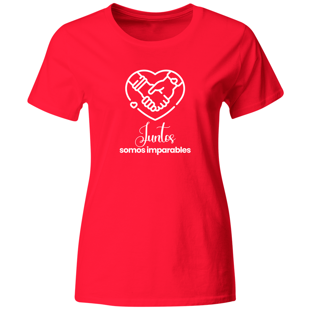 Playera Lsv6. Frase: Juntos Somos Imparables. Pareja 