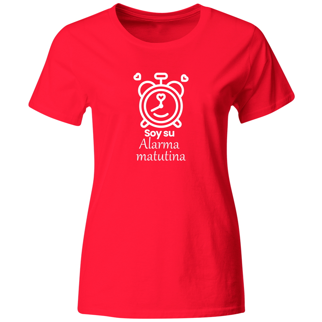 Playera Lsv12. Parejas: Soy Su Café Para Despertar | Alarma matutina