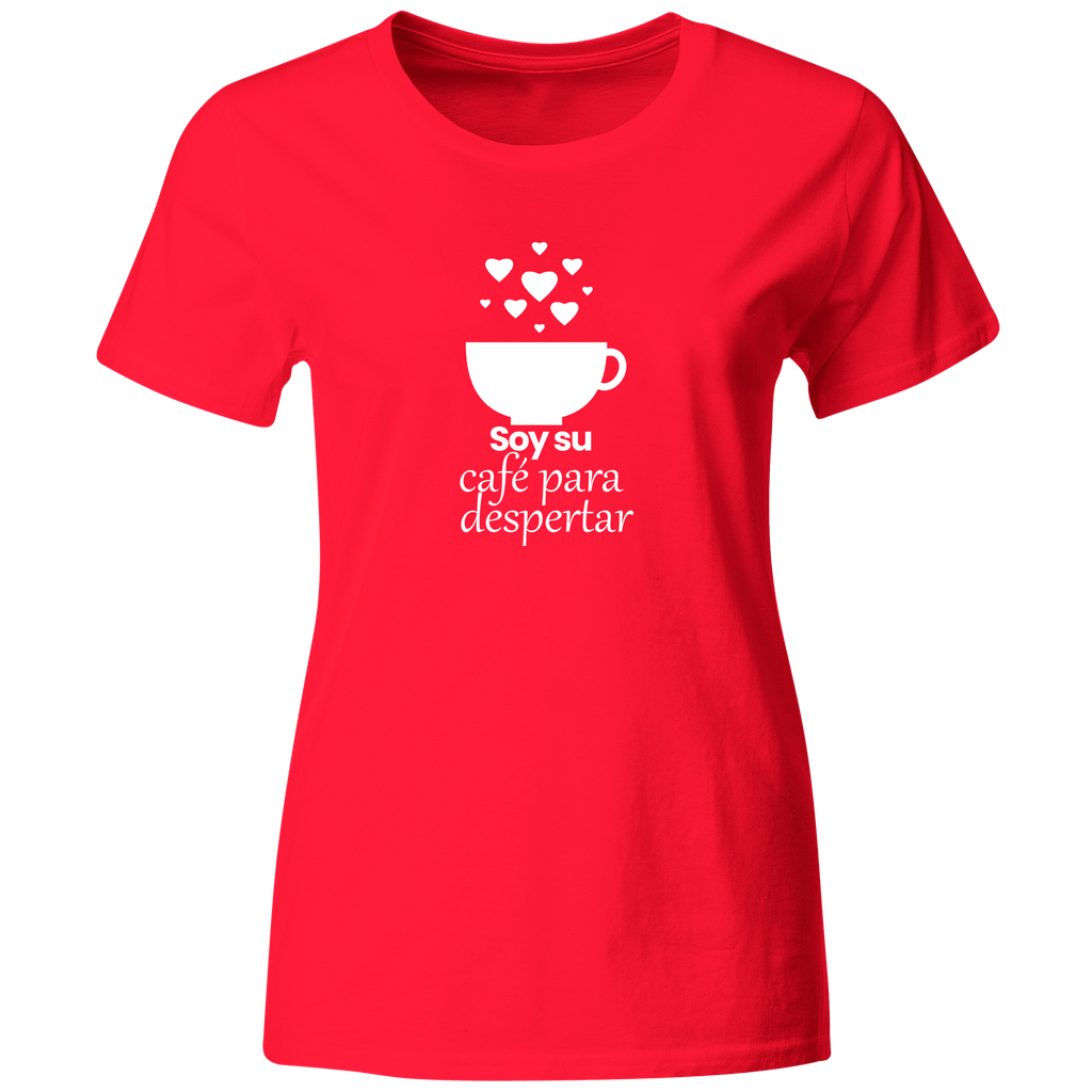 Playera Lsv12. Parejas: Soy Su Café Para Despertar | Alarma matutina