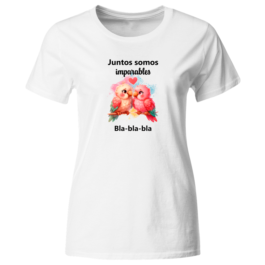 Playera Lsv18 Parejas. Juntos somos imparables. Aves
