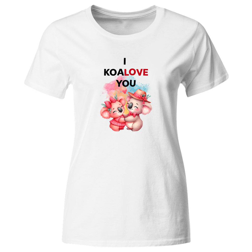 Playera Lsv29 Parejas. Frase: I Koalove you. Koala