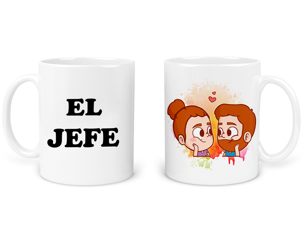Taza Parejas Tapp58. El jefe | La jefa del jefe. 2 pz