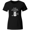 Playera Color Ic95. Meme: El cafe es mi lenguaje de programacion secreto