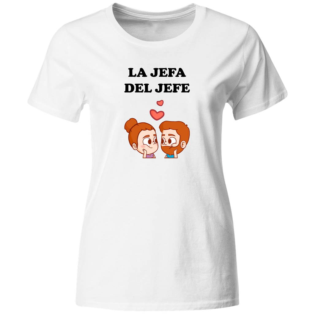 Playera Parejas LSV31. El jefe | La jefa del jefe