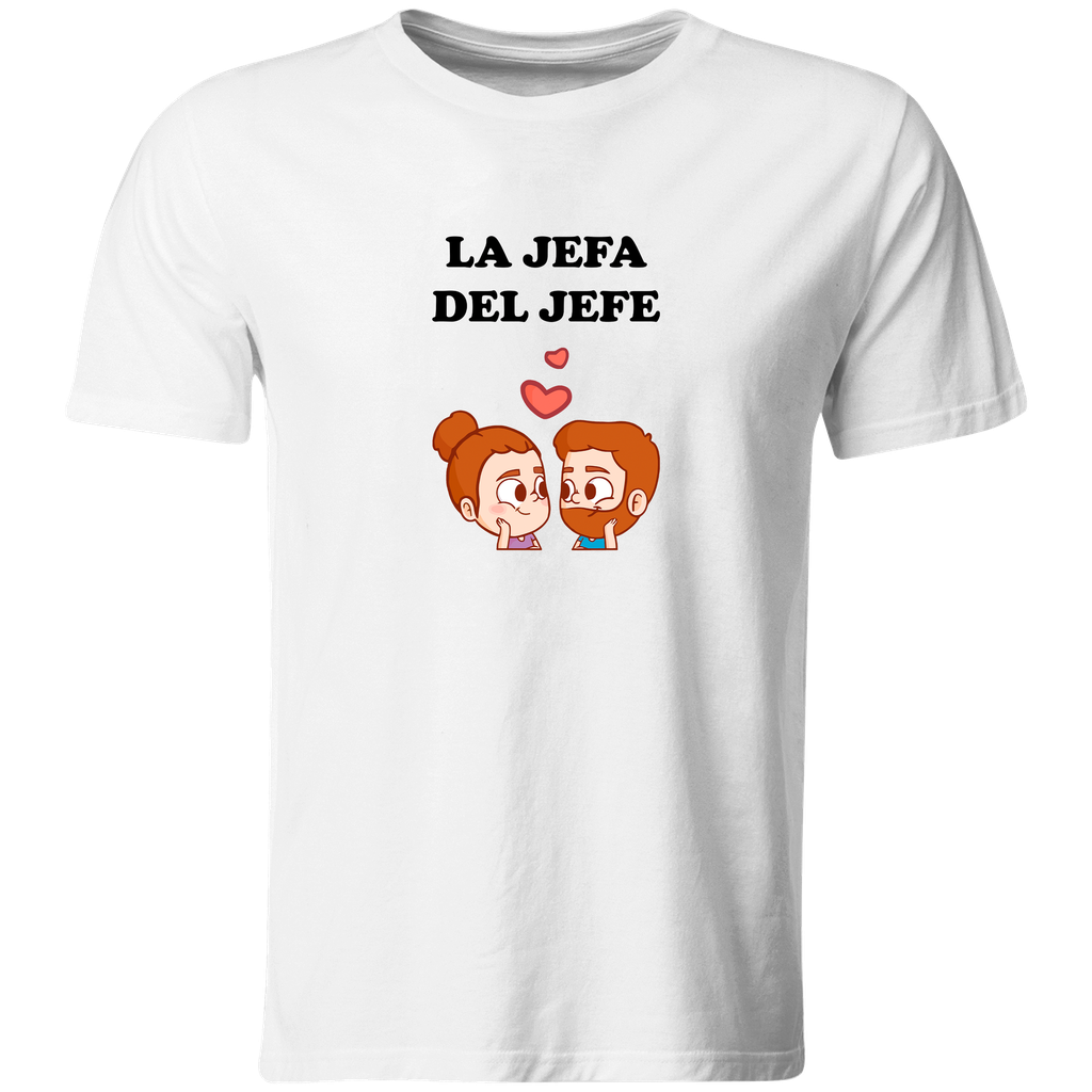 Playera Parejas LSV31. El jefe | La jefa del jefe