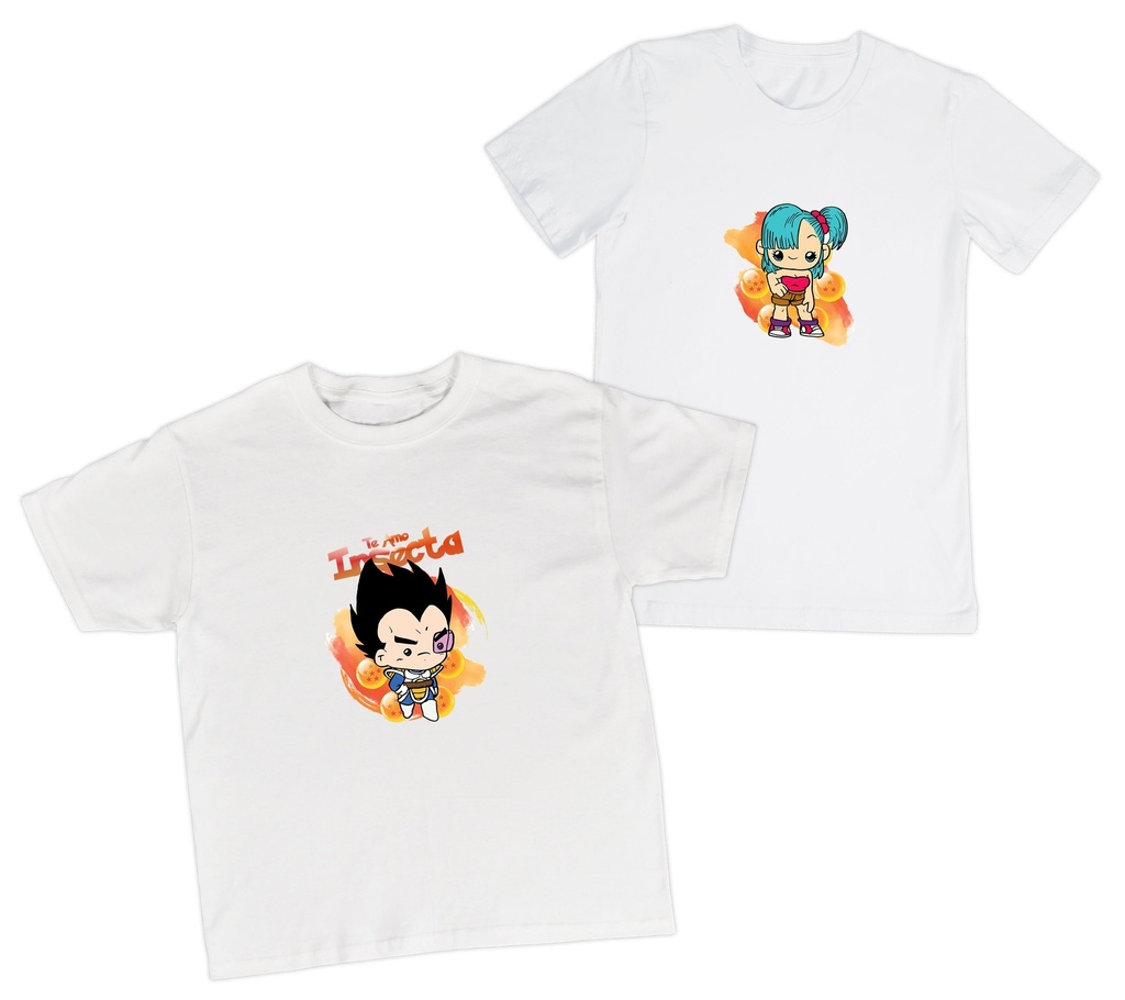 Playeras parejas:  Te amo insecta. (2/2)