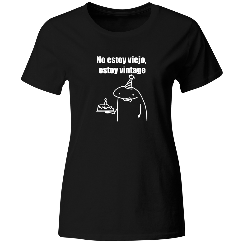 Playera Cumpleaños Pc90. No estoy viejo estoy vintage flork