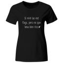 Playera Color Ic141. Frase meme: si mire las red flags pero es que besa bien rico