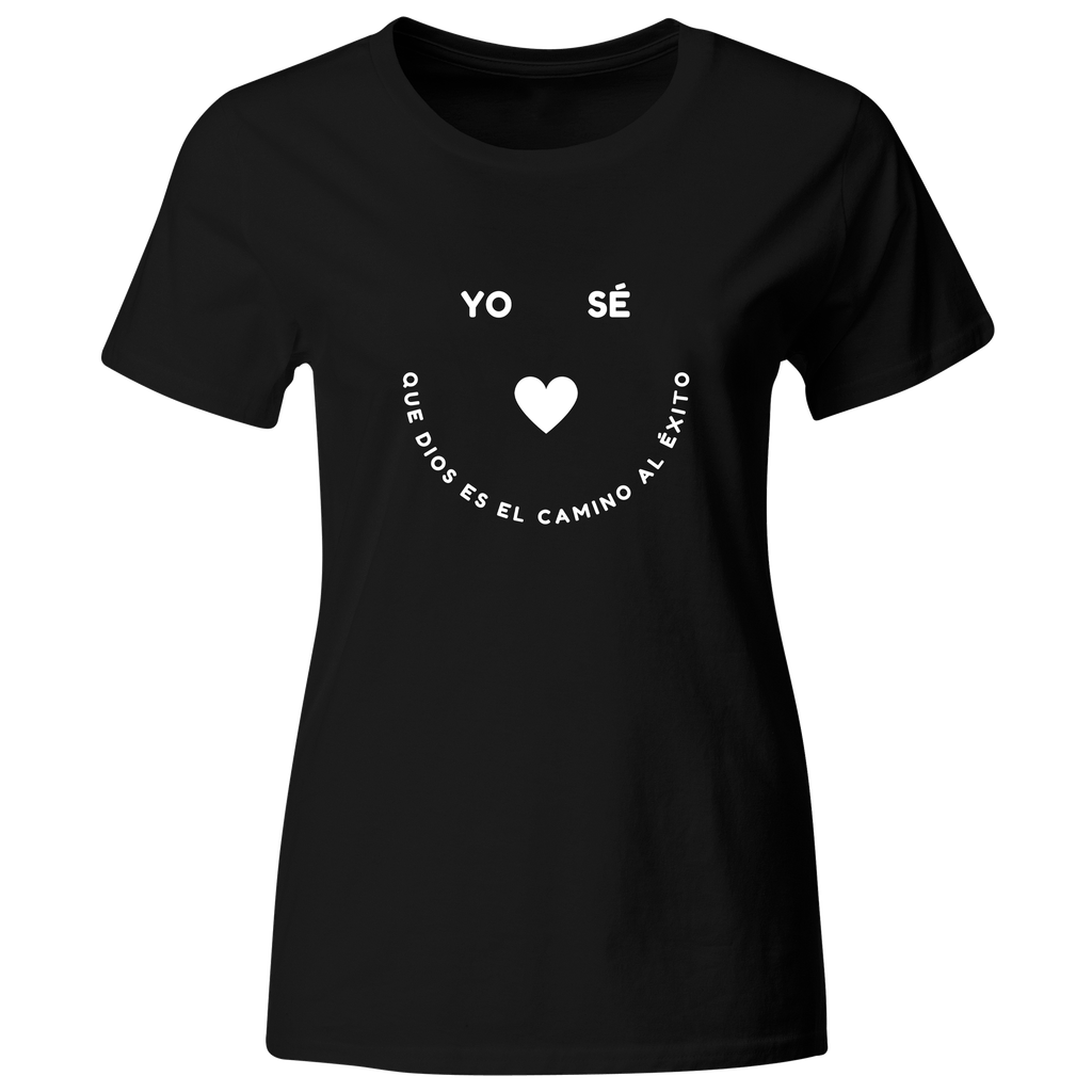 Playera Rg45 Religiosa. Frase: Dios Es El Camino Al Exito