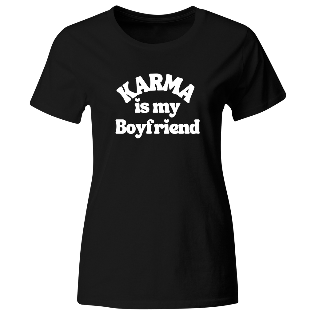 Playera Color Ic144. Karma Is My Boyfriend