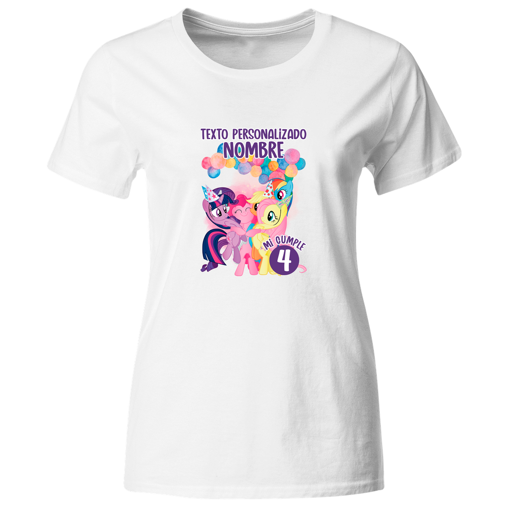 Playera Personalizada Cumpleaños Pc96. My little Pony