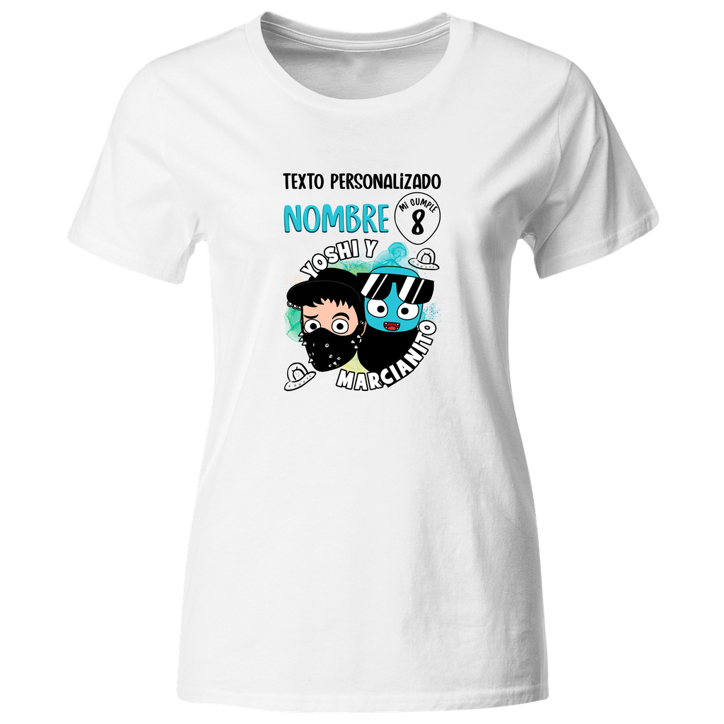 Playera Personalizada Cumpleaños Pc101. Marcianito
