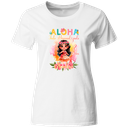 Playera Personalizada Cumpleaños Pc102. Princesa Aloha Hawaiiana Moana 