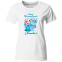 Playera Personalizada Cumpleaños Pc114. Princesa de hielo Elsa. Frozzen