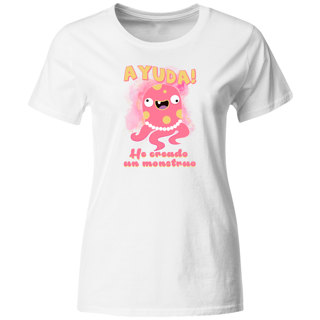 Playera Lcf3. Familia. Ayuda He Creado Un Mosntruo. Chistosa